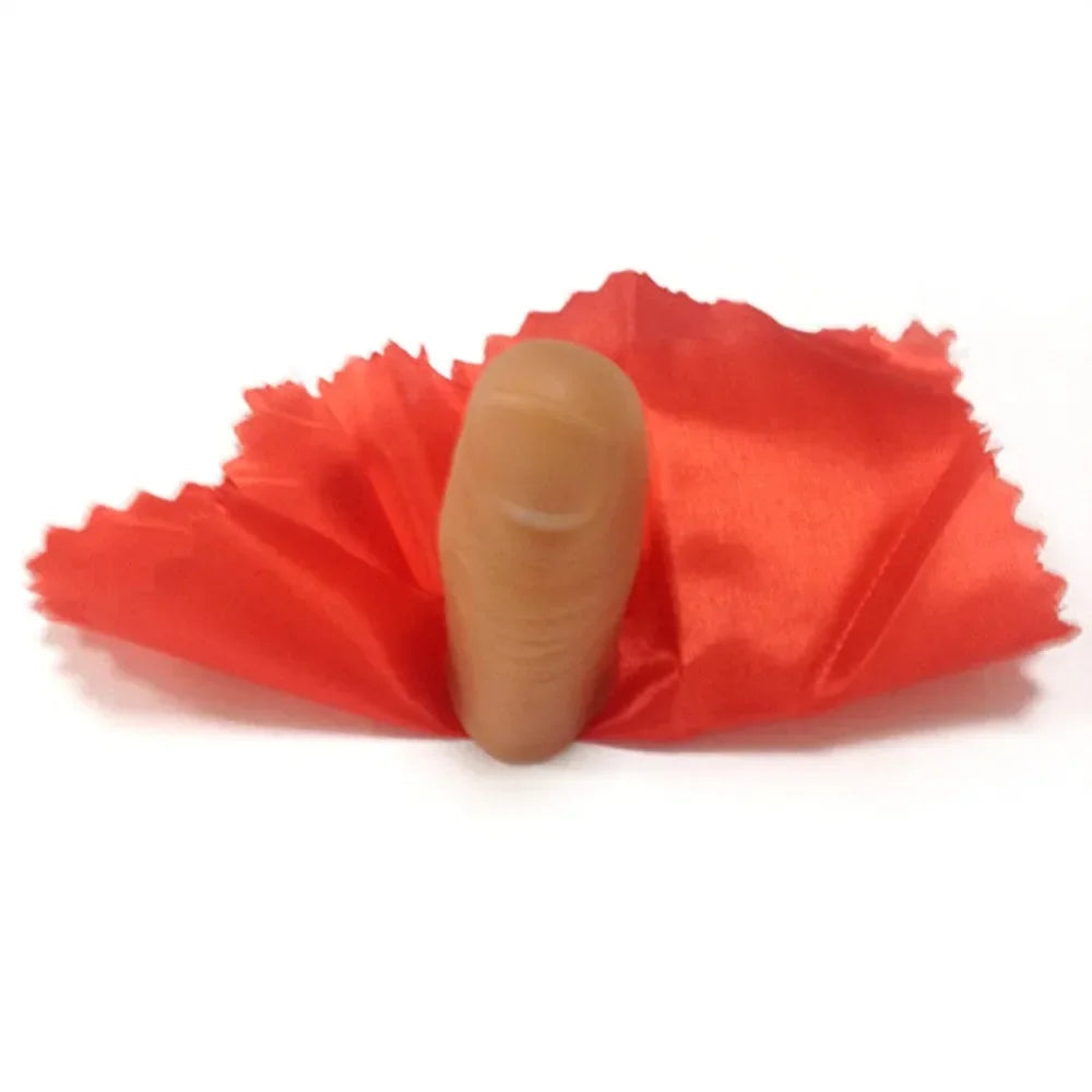 1Set Scarf Disapper Stage Show Rubber Finger Thumb Tip Magic Tricks Tools Attractive Tric Party Magical Kid Gifts Magic Props