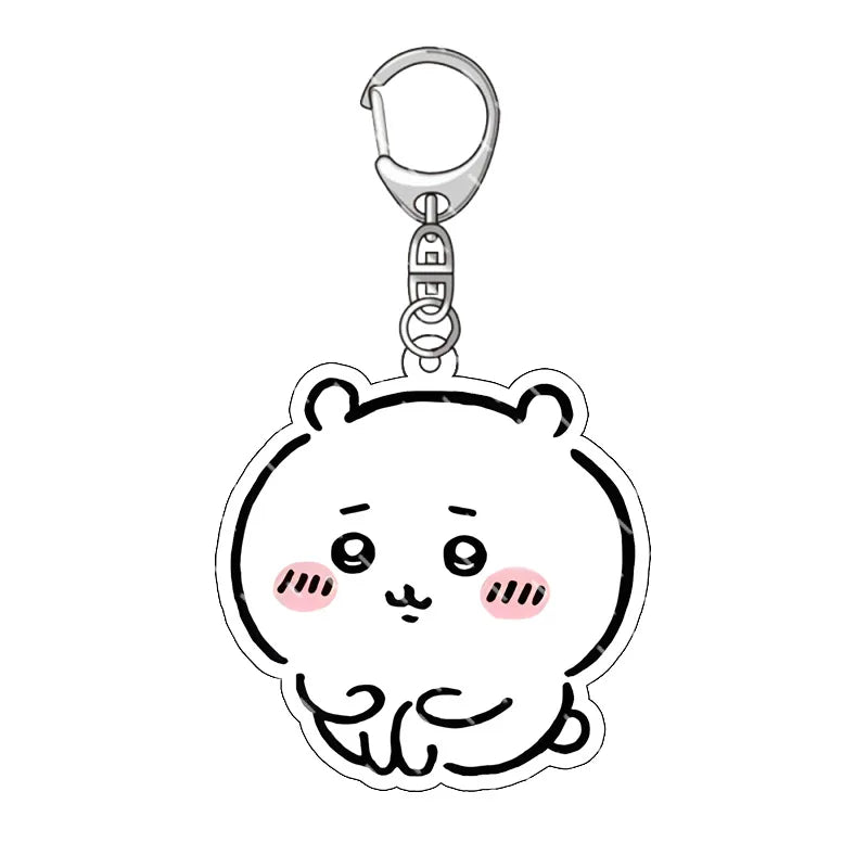 Chiikawa Pendant Anime Comic Acrylic Peripheral Keychain Hachiware Usagi Cute Pendant Bag Hanging Decoration Decoration