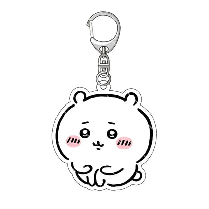 Chiikawa Pendant Anime Comic Acrylic Peripheral Keychain Hachiware Usagi Cute Pendant Bag Hanging Decoration Decoration