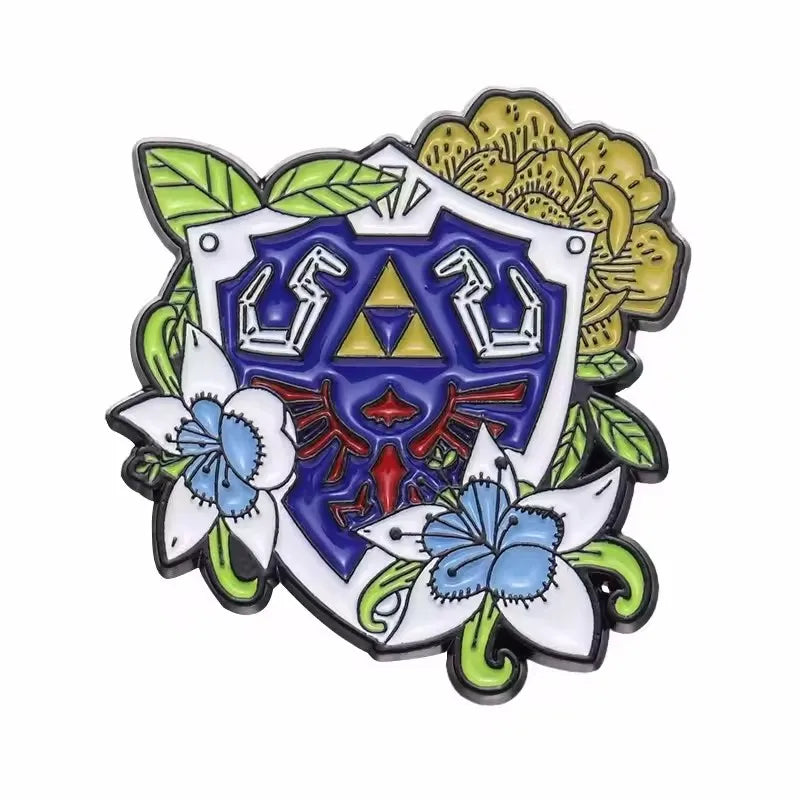 The Legend of Zelda Enamel Pins Anime Zelda Manga Brooches for Women Men Lapel Pins Badges on Backpack Clothes Accessories Gifts