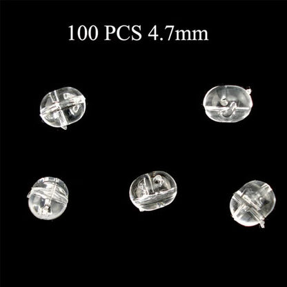 100 47mm/50mm transparent plug drill bits, fishing cross beads, floating balls, double beads, luminous space beans