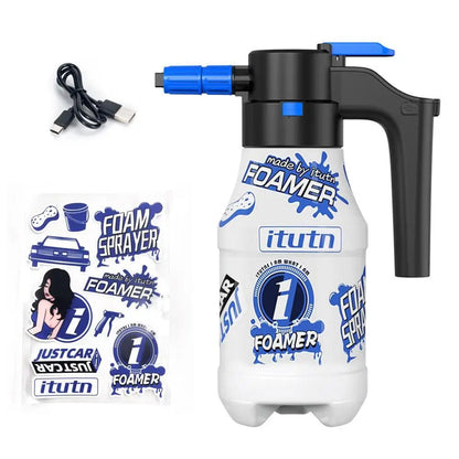 Electric Foam Sprayer for Car Wash Pro Snow Foam Cannon Generator Automatic Battery Powered Pressure Soap Sprayer for Car Care