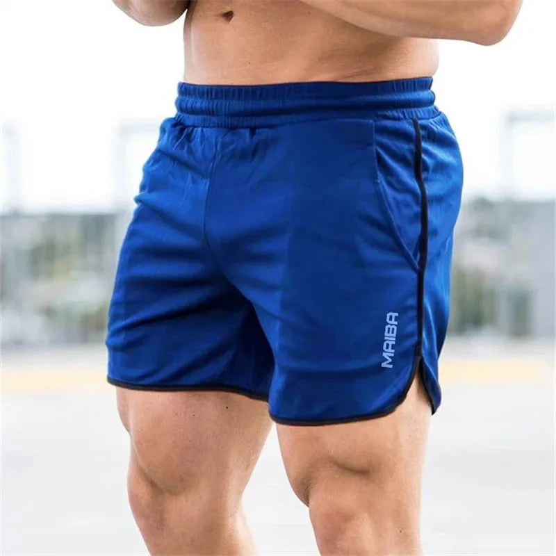 Summer Sports Shorts Men Fitness Sweatpants Bodybuilding Short Pants Mens Gym Quick Dry Brand Jogging Mesh Basketball Men Shorts