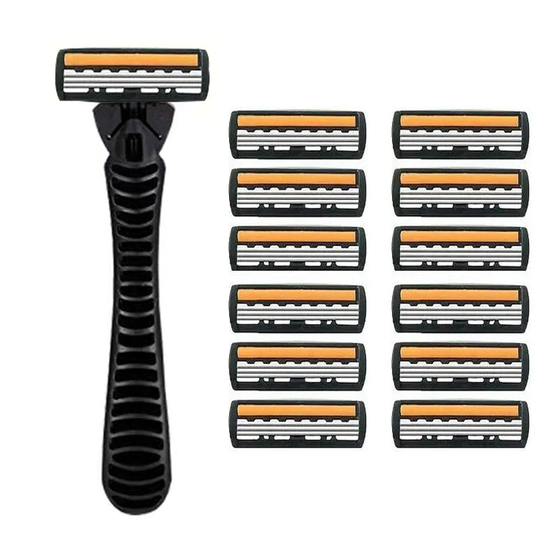 Shaver Brand New Design Men Razor Shaving Two Layer Shaver Reusable Razor Imported Blade Multi Tool Head Change