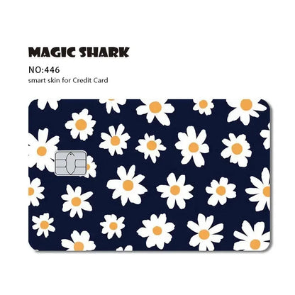 Magic Shark Kawaii Anime Tape Pig Dreamy Sticker Film Skin Cover for Debit Credit Bank Card Small Large Chip