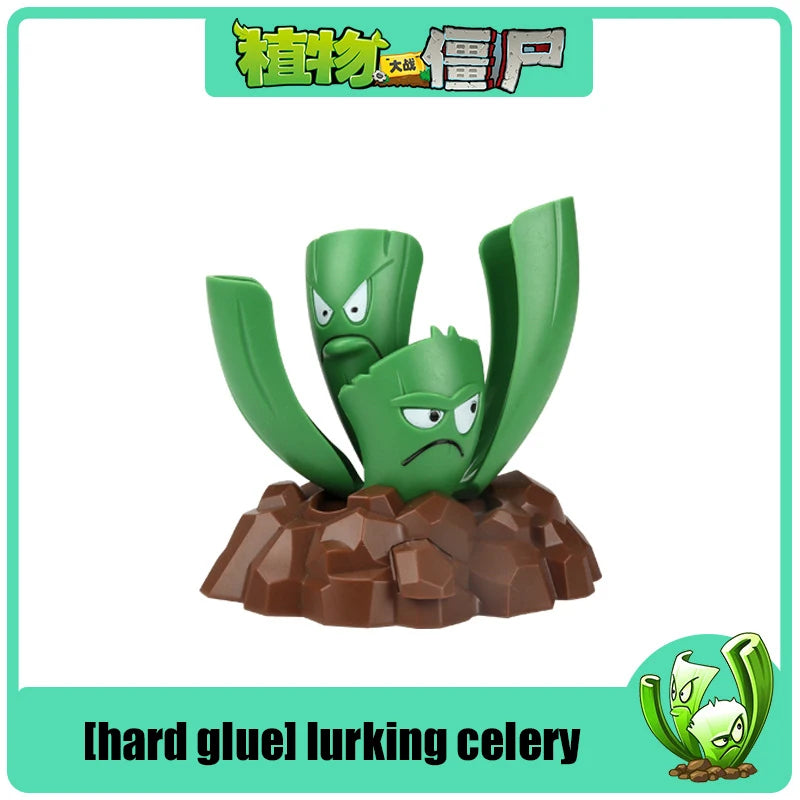 Funny Plants vs. Zombies 2 Hard Glue Peashooter Gatling Pea Shooter Sunflower Action Figure Model Dolls Shooting Toys Kids Gifts