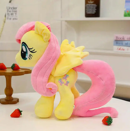 2026HotNew My Little Pony Plush Toys Twilight Sparkle Pinkie Pie Rarity Fluttershy Applejack Rainbow Dash Stuffed Doll Xmas Gift