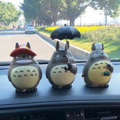 1-12pcs Anime Miyazaki Hayao Series Totoro Figure Mini Statue Cute Toys Room Ornaments Pvc Figures Toy Kid Gifts Collecctibles