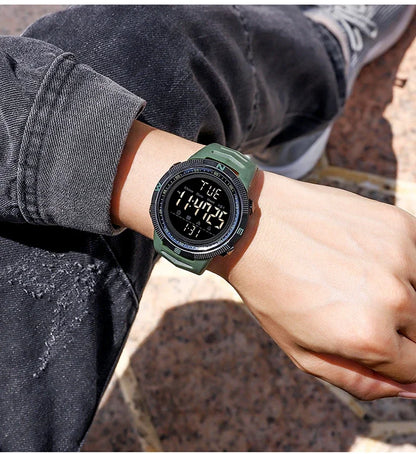 SANDA 6014 Military Sport Watch for Men Clock Digital Wristwatches Shockproof Countdown Waterproof Bracelet Relojes Para Hombre