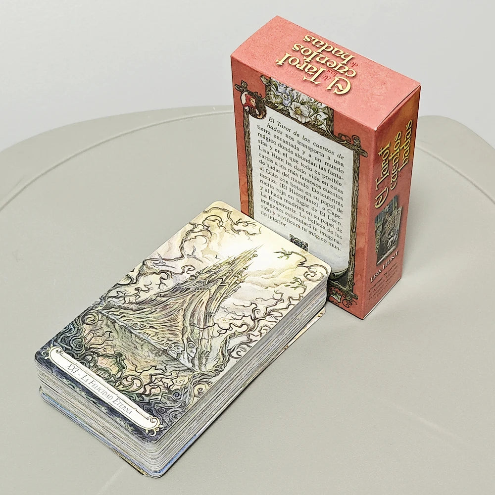 Fairy Tale Tarot 10.3*6cm Spanish Edition 78 Pcs Tarot Cards Presenting Mystical Tales From Around The World
