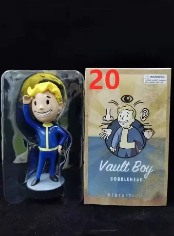 Bobblehead Cute Vault Boy Full Set Anime Action Figure Toys Statue Collection Model Doll  Desktop Ornament Display Toys Gifts