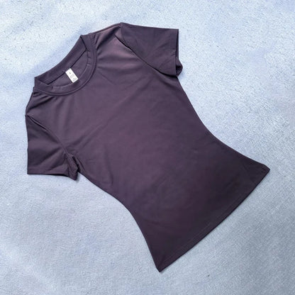 Women Yoga Top Seamless Sport T Shirts Fitness Clothes Short Sleeve Yoga Shirt Gym Top Running Sports Tops Activewear