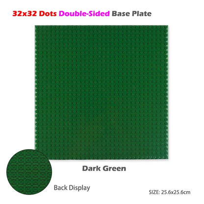 Classic Base Plates Plastic Bricks Double-sided 16*32 32X32 Dots City Blocks Baseplate DIY Parts Board Toys Kids Gift