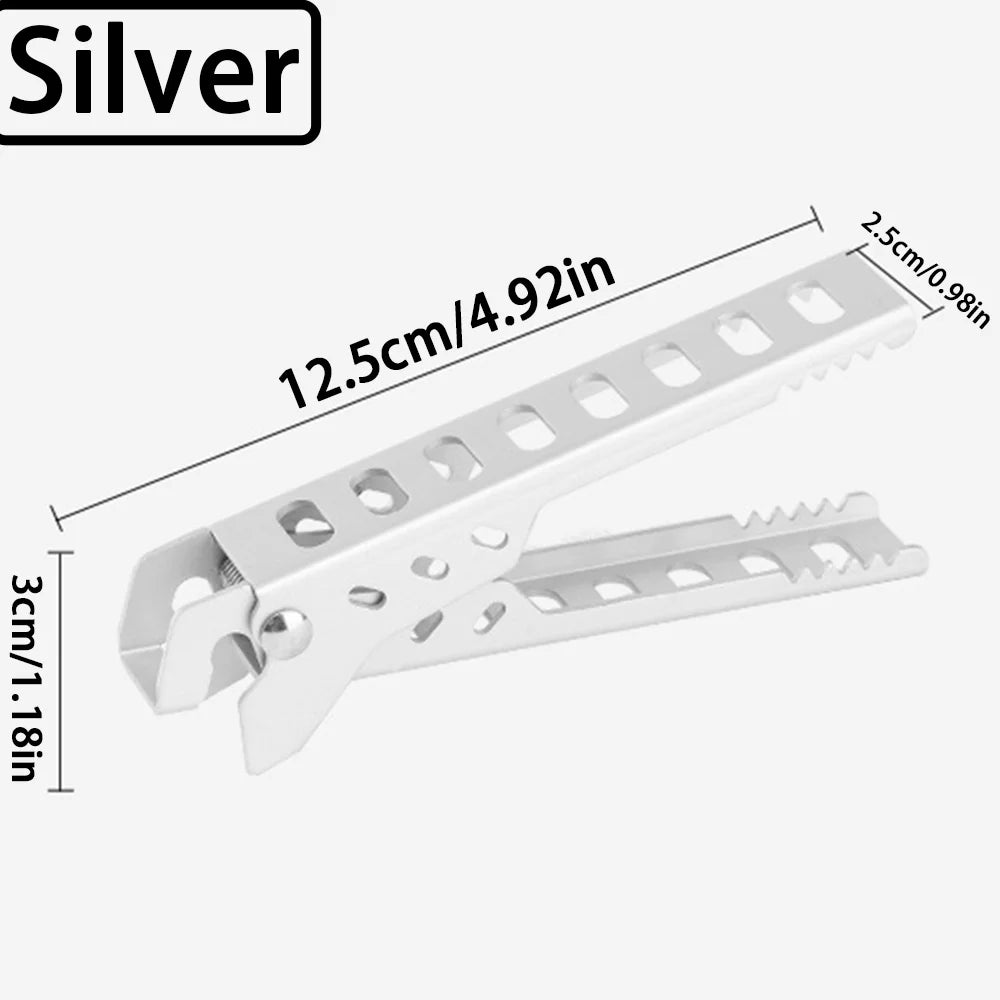 Outdoor Aluminium Anti-hot Alloy Clip Bowl Gripper Holder Portable Camping Pot Pan Handle Kitchen Accessories Cooking Supplies