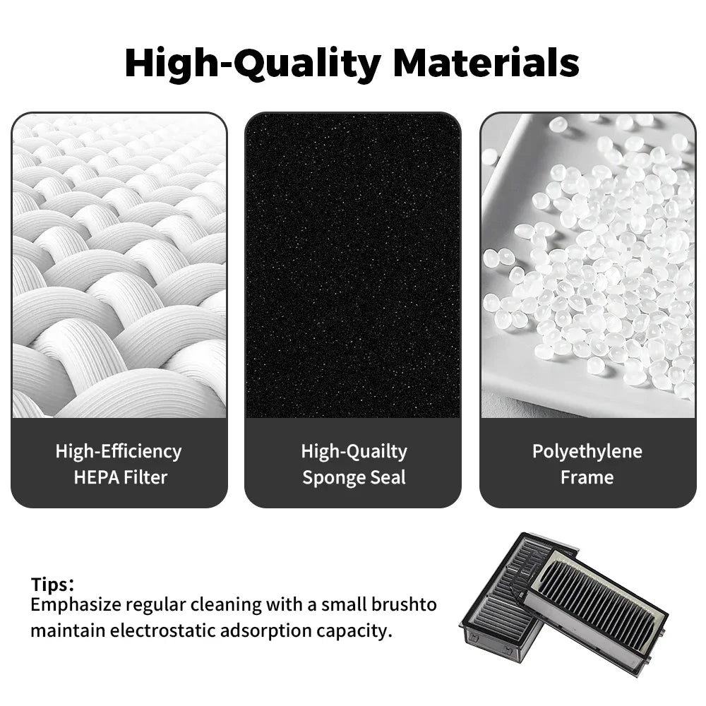 For Dreame Main Side Brush Hepa Filter Mop Rags Dust Bag X50 Pro/X50 Ultra/X50Master/L40S Pro Ultra/L50 Pro Ultra/MOVA V50 Ultra