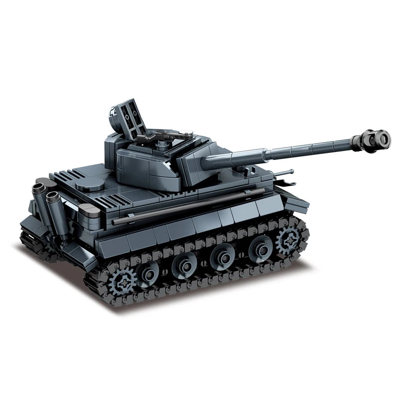 World War 2 WW2 Army Military Soldiers Armor Halftrack Main Station Tank Building Blocks Bricks Model DIY Assembly Toys For Kids