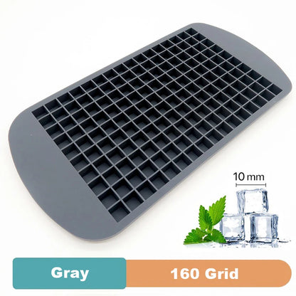 4/6/8/15/160 Grid Big Ice Tray Mold Giant Jumbo Large Food Grade Silicone Ice Cube Square Tray Mold DIY Ice Maker Ice Cube Tray