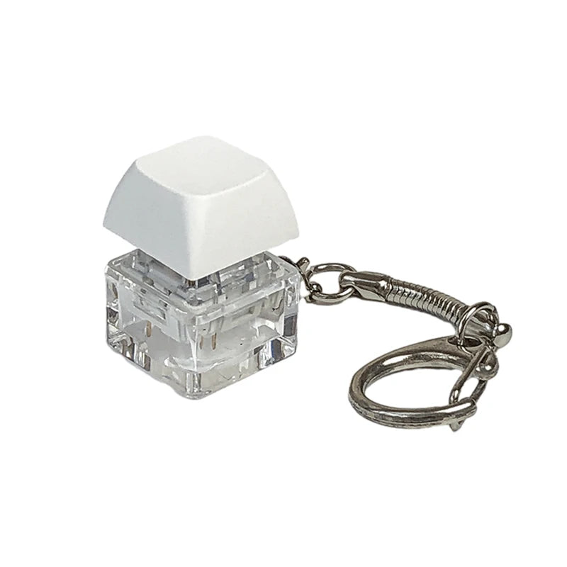Decompression Keychain Mechanical Keyboard Button Keyring Fingertip Key Cap Pendant Antistress Toy