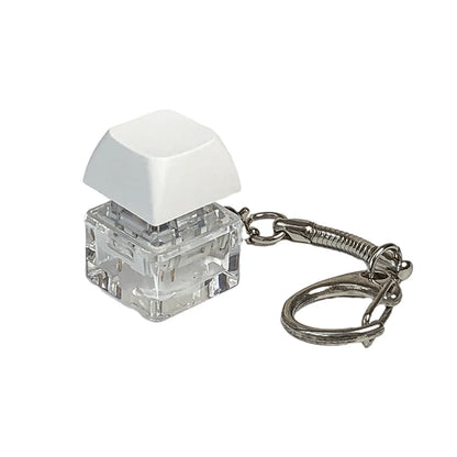 Decompression Keychain Mechanical Keyboard Button Keyring Fingertip Key Cap Pendant Antistress Toy