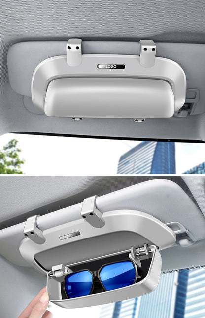 Car glasses case, sun visor, multifunctional car sunglasses holder, in-car glasses clip, modified storage box