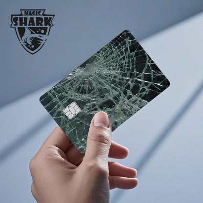 2025 New Magic Shark Anime Money Charge 404 Error ID Game Machine Film Skin Sticker for Debit Bank Credit Card
