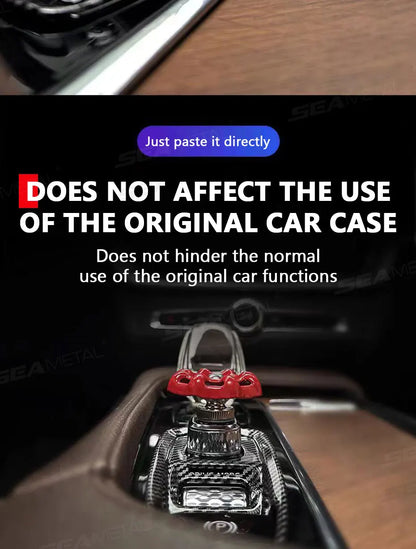 BLALION Fun Car Center Control 3D Valve Decoration Auto Interior Shift Knob Cover Air Conditioner Button Valve Switch Sticker
