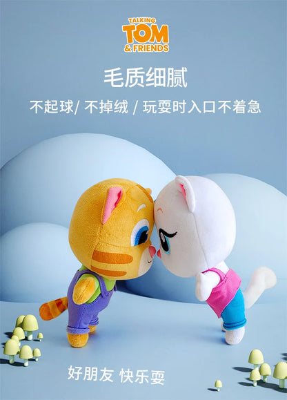 Can't Talk Talking Tom And Friends With Changeable Clothes Plush Toys 18cm Talking Tom Angela Dolls Accompany Doll For Children