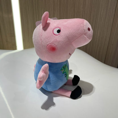 30cm 12'' Genuine Peppa Pig daddy mammy grandpa grandma dinosaur Teddy bear Peppa George Plush Toy Kids Birthday Christmas Gift