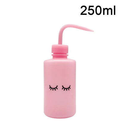 Eyelash Clean Washing Bottle Curved Spout Blow Wash Makeup Remover Bottle Eyebrow Lifting Tool Lash Extension Supplies