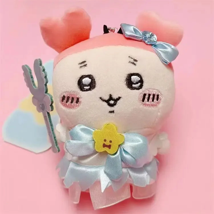 Japanese New Chiikawa Super Magical Girl Plush Doll Self-deprecating Bear Series Hachiware Usagi Momoka Plush Toy Girl Gift