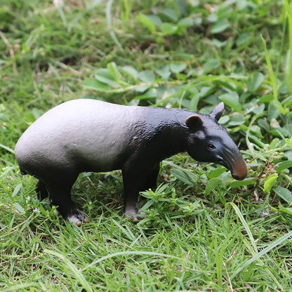 Oenux Wild boar Tapirus Indicus Porcupine Animals Simulation Model Action Figures Figurine Educational Collection Kids Toy Gift