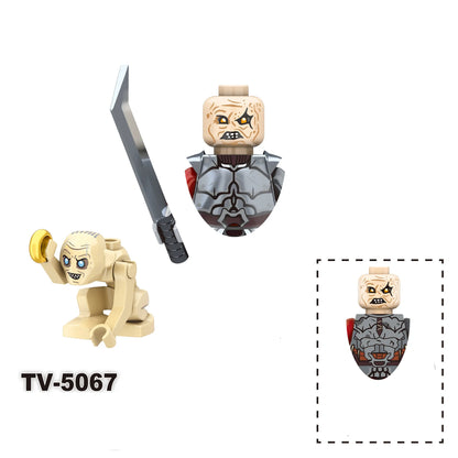 PG517 PG518 PG519 PG520 King Anime Movies Figs Bricks Dolls Mini Action Toy Figura Building Blocks Toys Doll