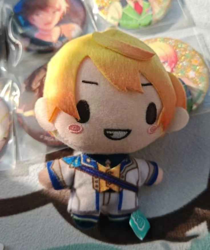 10cm Pjsk Plush Toy Keychain Project Sekai Shinonome Akito Stuffed Plush Doll Aoyagi Toya Pendant Backpack Bag Decor Gift