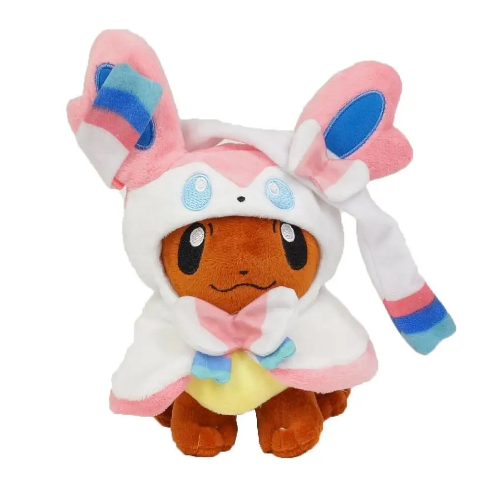 7 Styles 8" Pokemon Eevee Poncho Umbreon Espeon Jolteon Vaporeon Sylveon Flareon Plush Doll Stuffed Toys