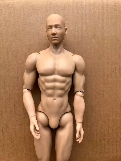 30CM Beige Coffee 1/6 Male Yoga Doll Body DIY Dressing Doll Figure Parts Accessories for Collectible Toys