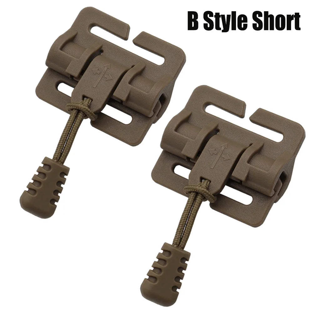 1 Pair Tactical Vest Quick Release Buckle Rapid Open Connector Shoulder Webbing Cummerbund for Hunting Vest Accessory