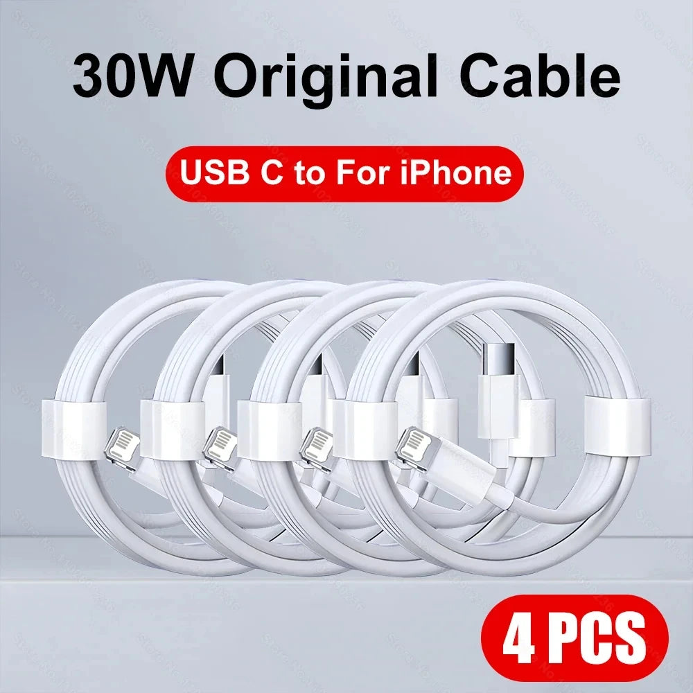PD 20W Fast Charging Cable 1M 2M For Apple iPhone 11 13 12 14 Pro Max Plus  Data Line Cables Quick Charge Phone Accessories