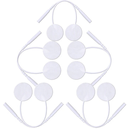 25mm Self-Adhesive Electrode Pads with Conductive Gel for EMS Electric Muscle Stimulator Pulse Massager Replacement Accessory