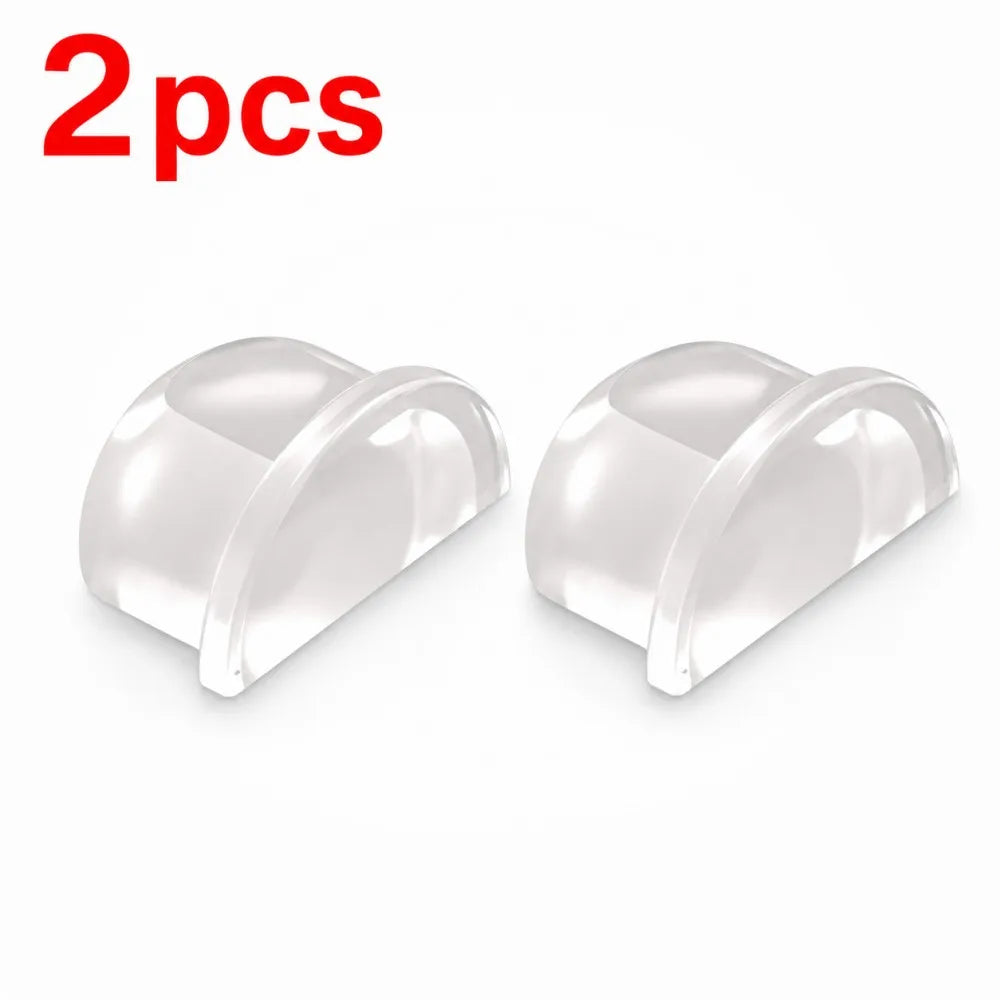 1-8Pcs Transparent Silicone Door Stopper No Drill Anti Bump Pad for Office Home Safety Protection Dodgers Door Stop