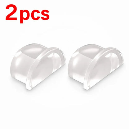 1-8Pcs Transparent Silicone Door Stopper No Drill Anti Bump Pad for Office Home Safety Protection Dodgers Door Stop