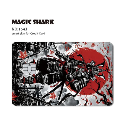 2025 New Magic Shark Anime Money Charge 404 Error ID Game Machine Film Skin Sticker for Debit Bank Credit Card