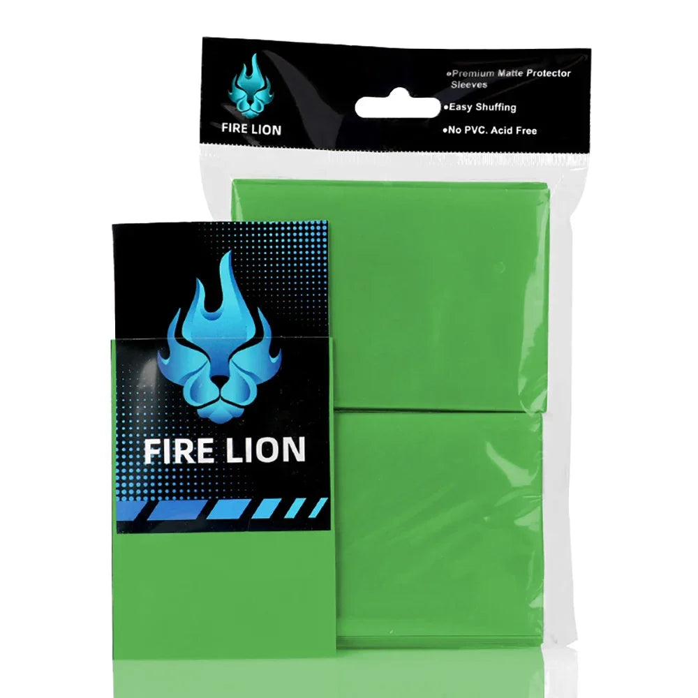66x91mm 100PCS/Set Solid Matte Trading Card Sleeves Standard Size Card Protector for PTCG/TCG /MTG