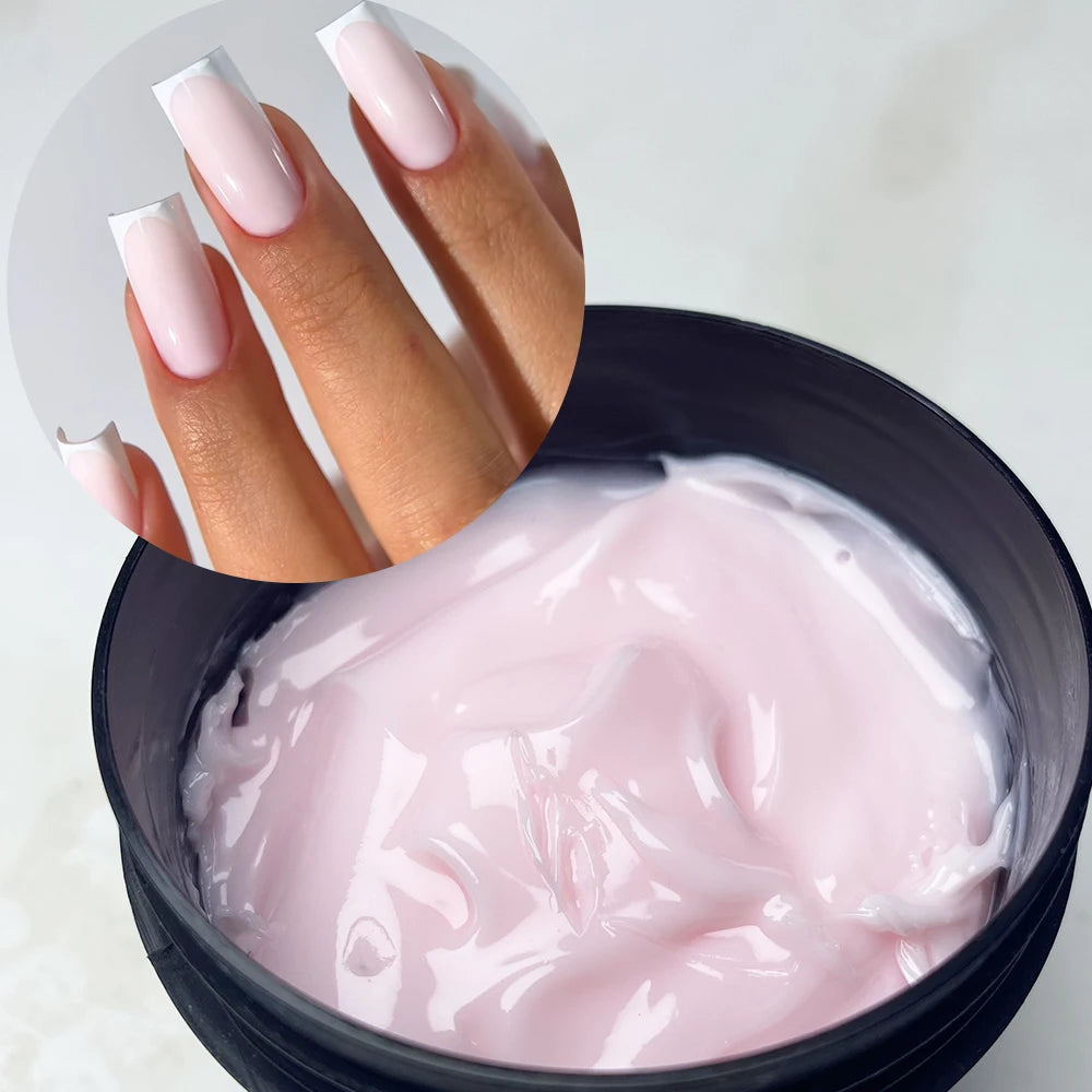 Jillnails 100g Natural Jelly Gel Builder Nails Extension Clear Nail Sculpt Rubber Cream Gel