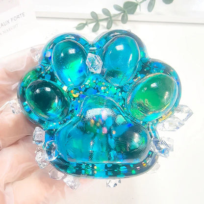 Squeeze Cat Paw Toys Cute Soft Abreact Relief Relax Toys Sticky Decompressing Pinching Cat Paw Stress Relief Squishy Toy Gift