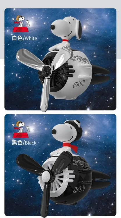 Snoopy Air Freshener Flying Propeller Pilot Series Car Accessories Anime Figures Aromatherapy Fragrance Diffuser Car Decor Gifts
