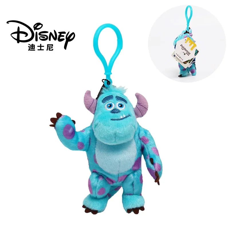 Original Disney Toy Story Stitch Kawaii Winnie Lotso Plush Doll Cartoon Stuffed Anime Keychain Pendant Strap Toys Gift For Kids