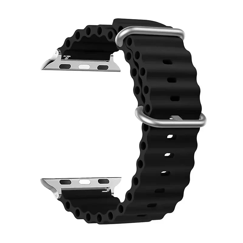 Strap For Apple watch ultra band 49mm 44mm 45mm 41mm 40mm 38mm 44 45 mm 1:1 Original Ocean belt iWatch series 9 10 8 7 se bands