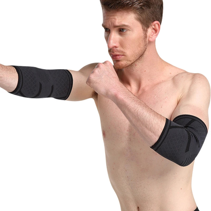 1 Pc Breathable Elbow Support Compression Elastic Arm Brace Nylon Arm Sleeve