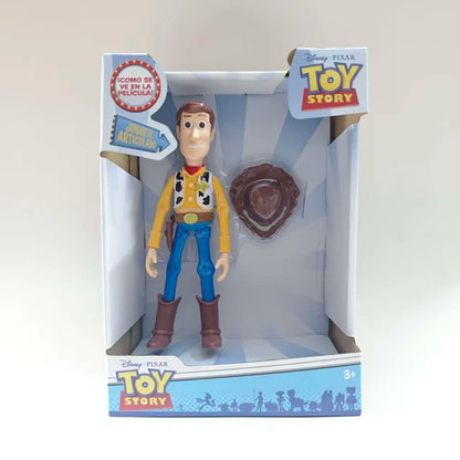Hot Sales Toy Story 3 Buzz Lightyear Woody Anime Figure Toy Model Statue Ornament Pendant Action Doll Collection Kids Xmas Gift