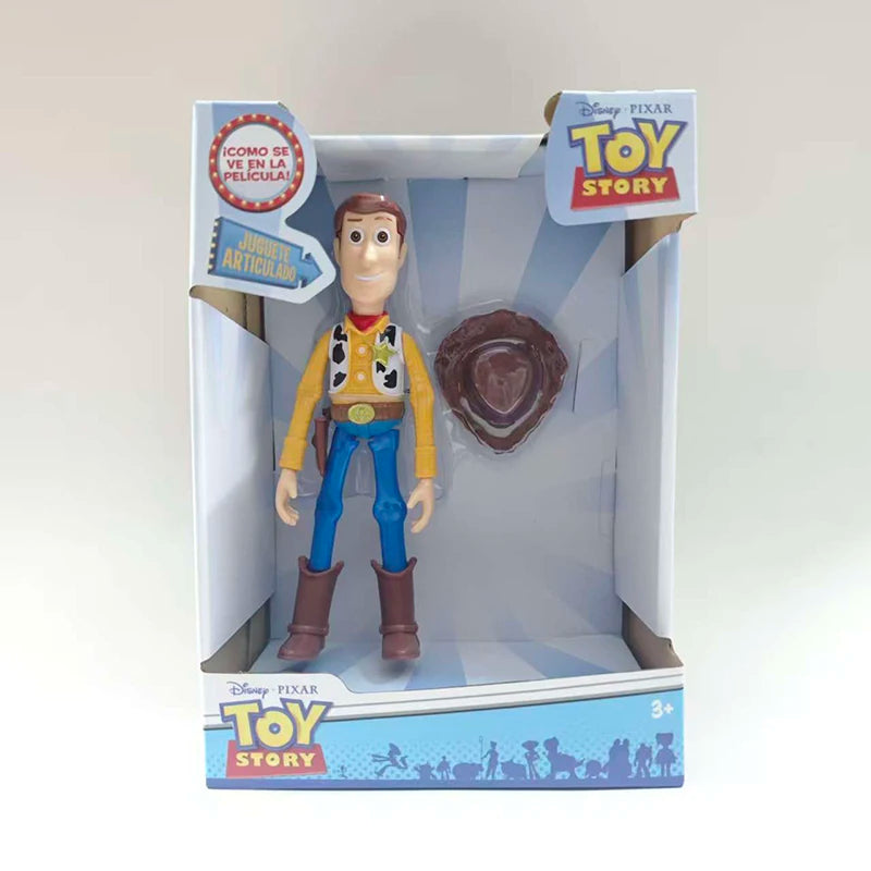 HOT Toy Story 3 Buzz Lightyear Woody Anime Figure Toy Model Statue Ornament Pendant Action Doll Collection Children Xmas Gift